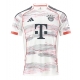 Bayern Munich Jamal Musiala #10 Maglia Gara Trasferta Repliche 2025-26 Maniche Corte